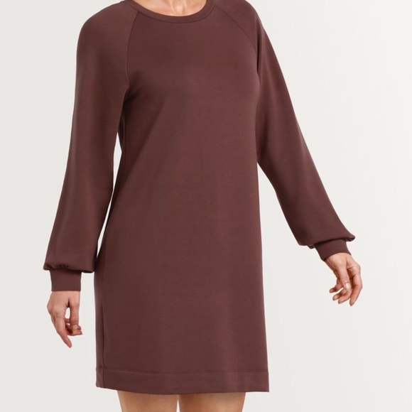 Long Sleeve Fleece Sweatshirt Dress NWTs - Picture 6 of 9